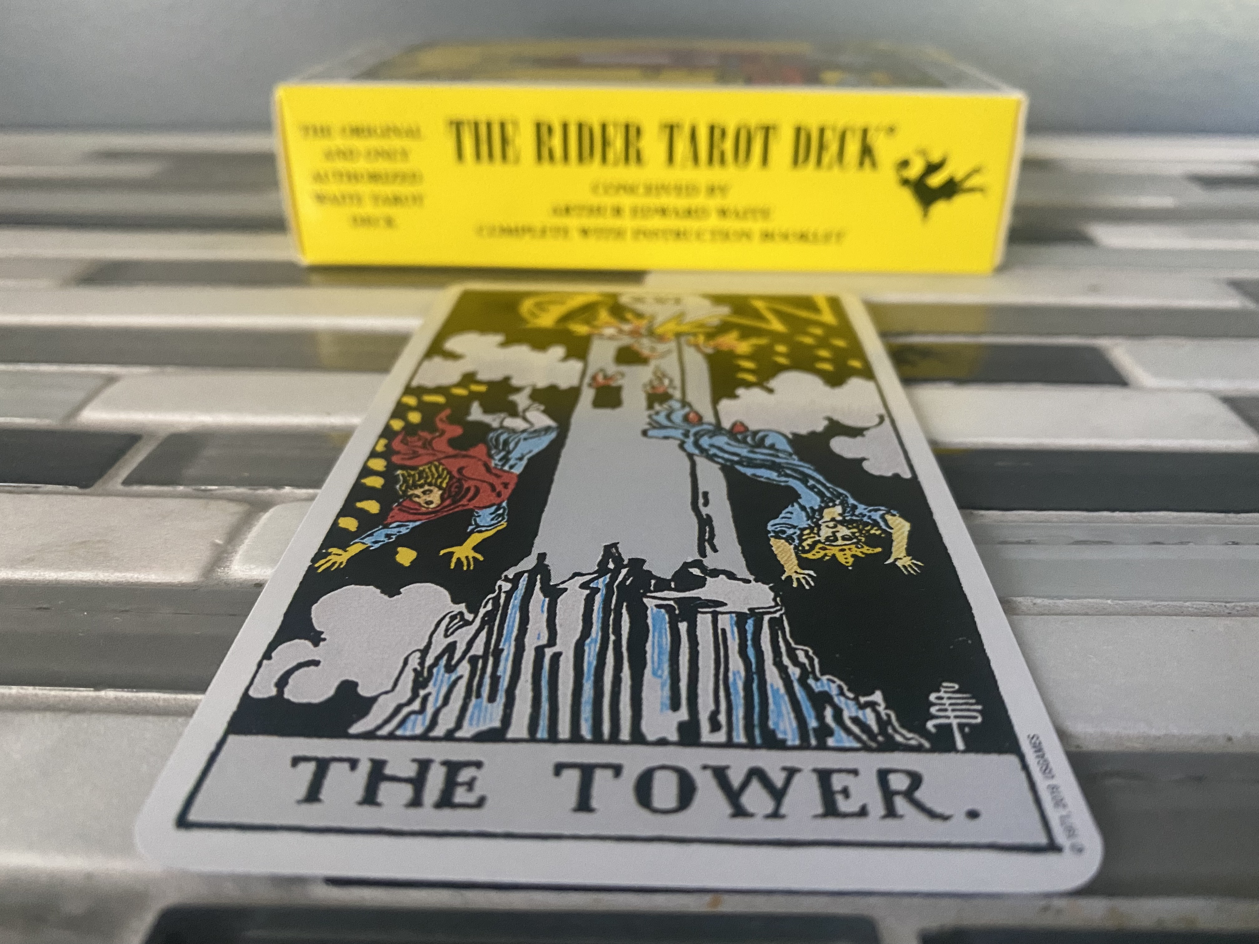 The Rider-Waite Tarot XVI The Tower Card
